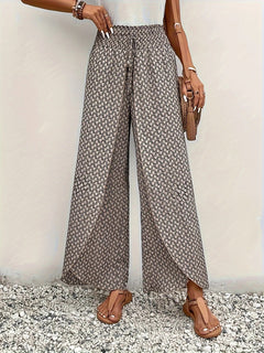 Positano Print Wide Leg Pants