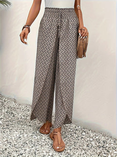 Positano Print Wide Leg Pants