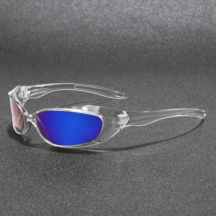 Sprint Sunglasses - Crystal / Cobalt Flash