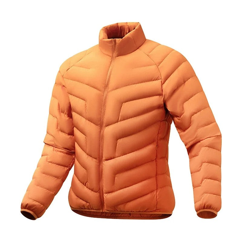 Rainier 90% Down Puffer Jacket - Rust