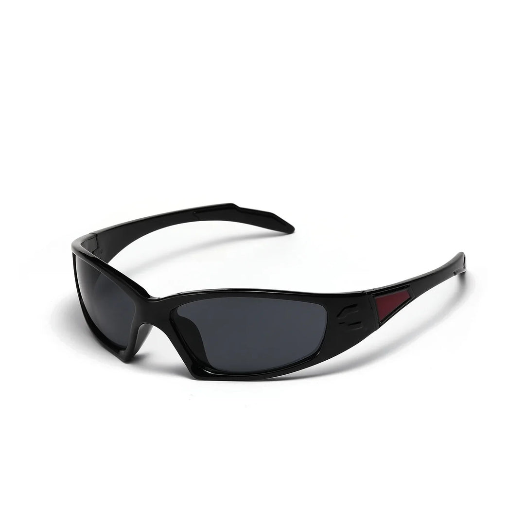 Rally Sport Sunglasses - Black / Smoke with Red Accent