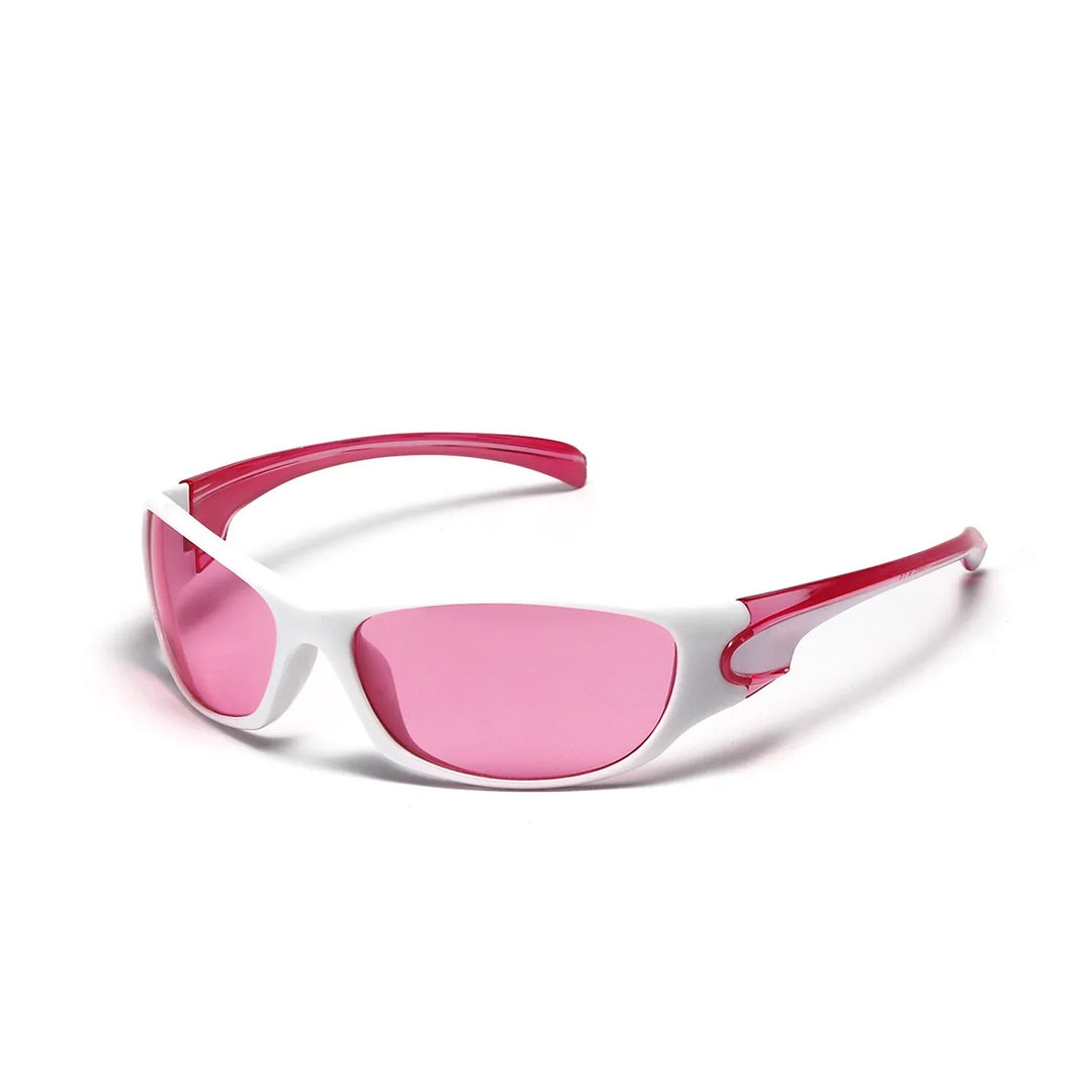 Rally Sport Sunglasses - White / Neon Blush