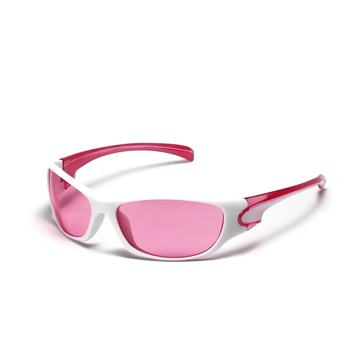 Rally Sport Sunglasses - White / Neon Blush