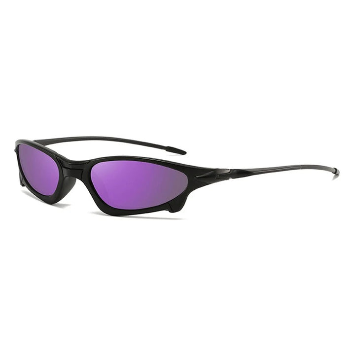 Rally Sunglasses - Matte Black / Amethyst Flash