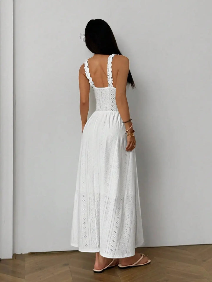 Ravello Eyelet Lace Maxi Dress
