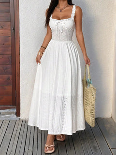 Ravello Eyelet Lace Maxi Dress