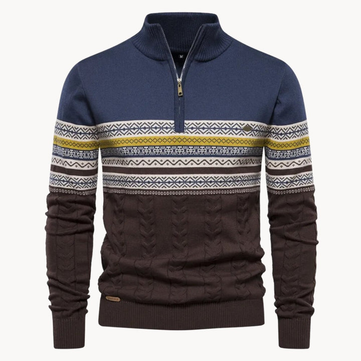 Reggio Half-Zip Pullover - Classic Blue
