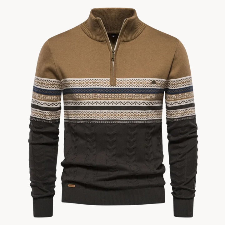 Reggio Half-Zip Pullover - Desert Khaki