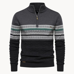 Reggio Half-Zip Pullover - Heather Grey