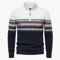 Reggio Half-Zip Pullover - White