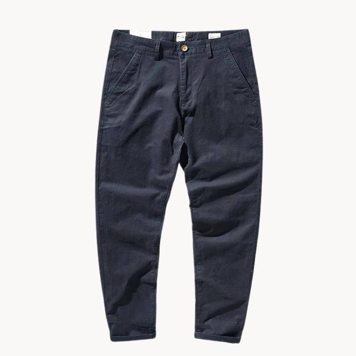 Renzo Classic Everyday Pants - Navy