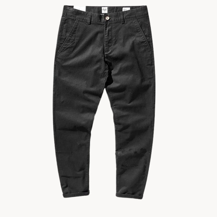Renzo Classic Everyday Pants - Onyx Black