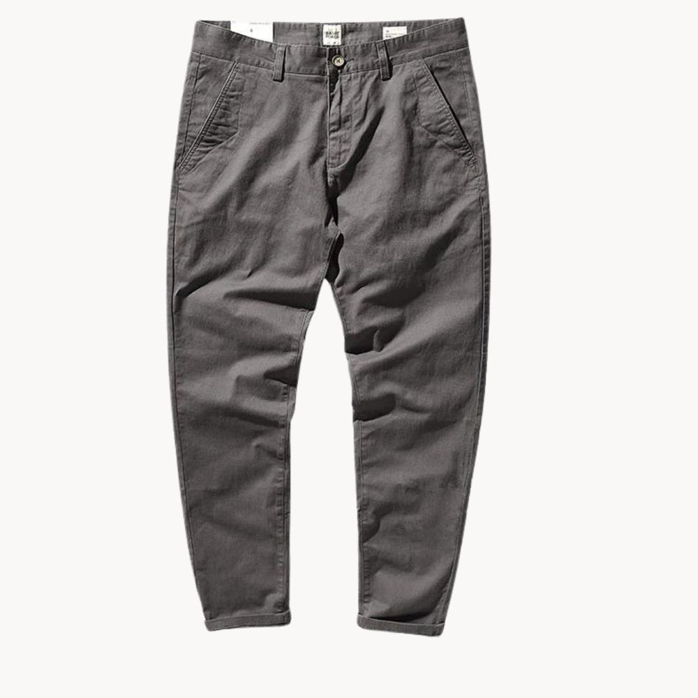 Renzo Classic Everyday Pants - Stone Gray