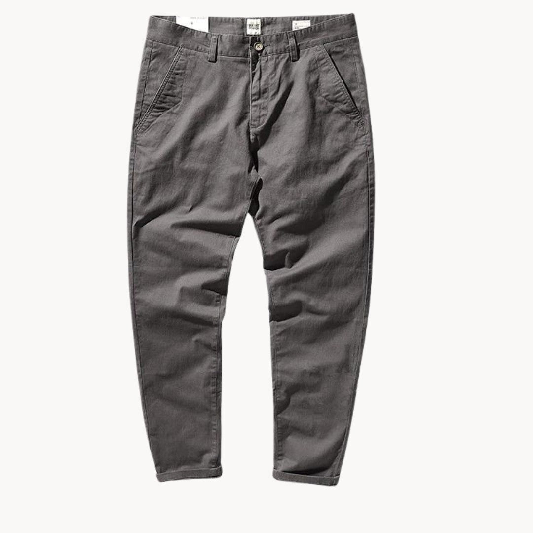 Renzo Classic Everyday Pants - Stone Gray