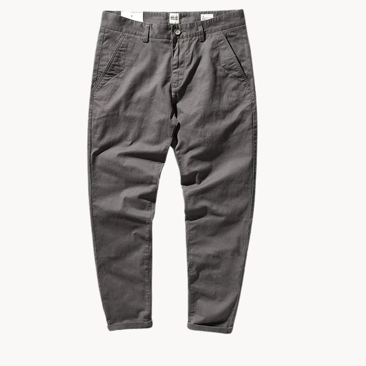 Renzo Classic Everyday Pants - Stone Gray
