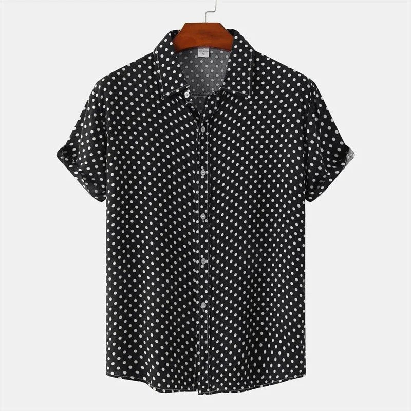 Rialto Cotton Resort Shirt - Black