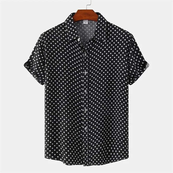 Rialto Cotton Resort Shirt - Black