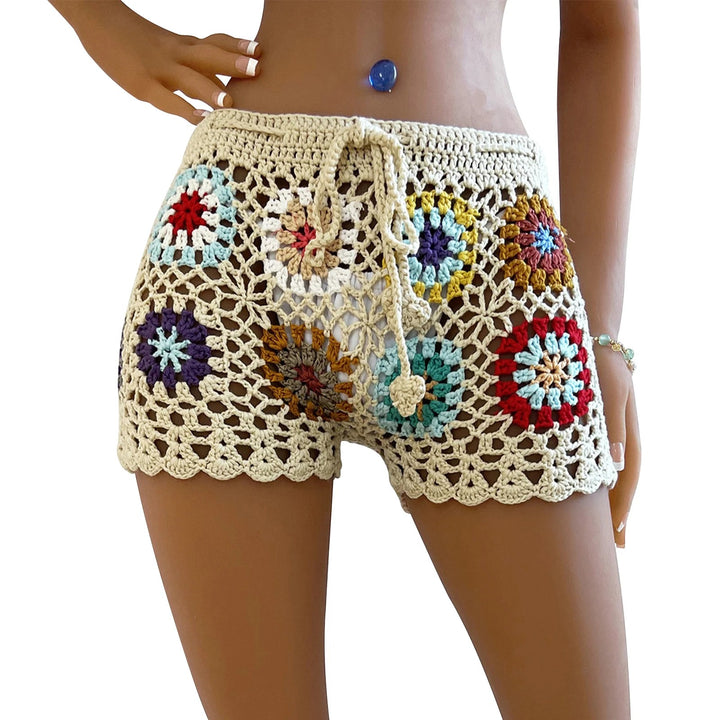 Rienza Crochet Shorts - Apricot