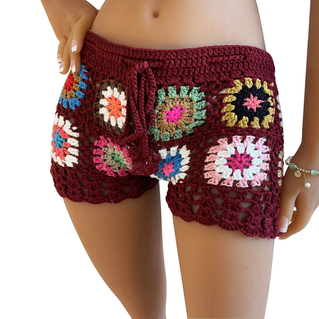 Rienza Crochet Shorts - Bone