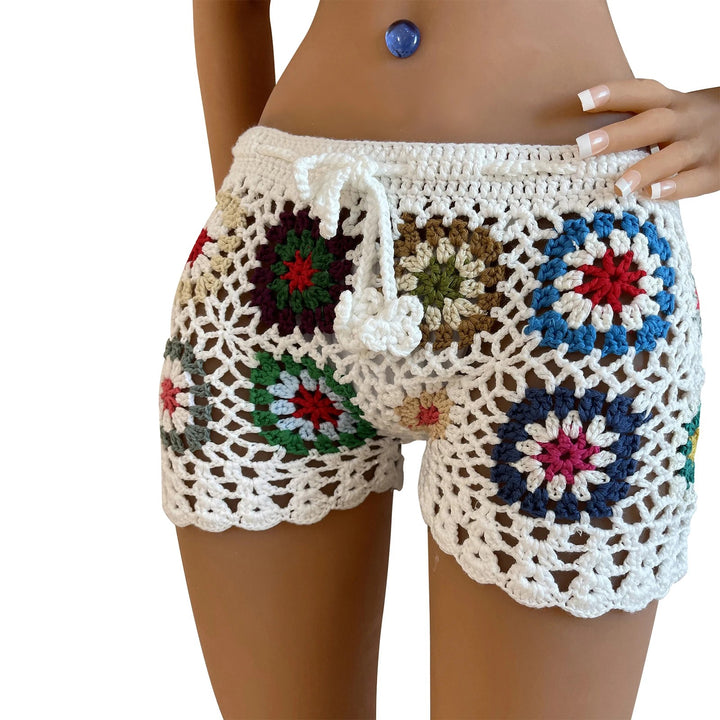 Rienza Crochet Shorts - White