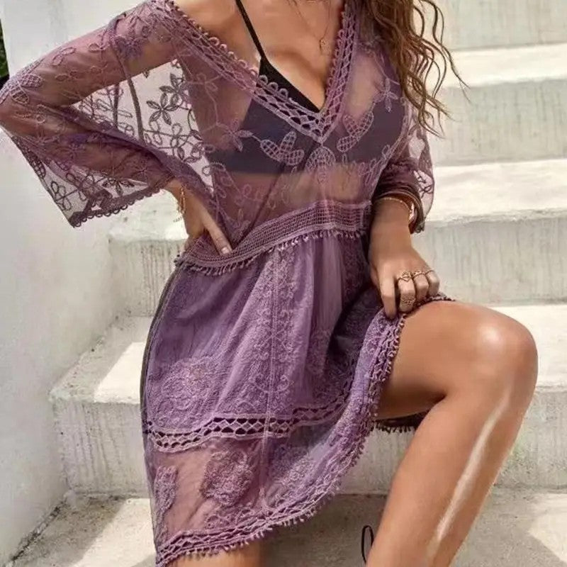 Riva Mesh Cover-up Dress