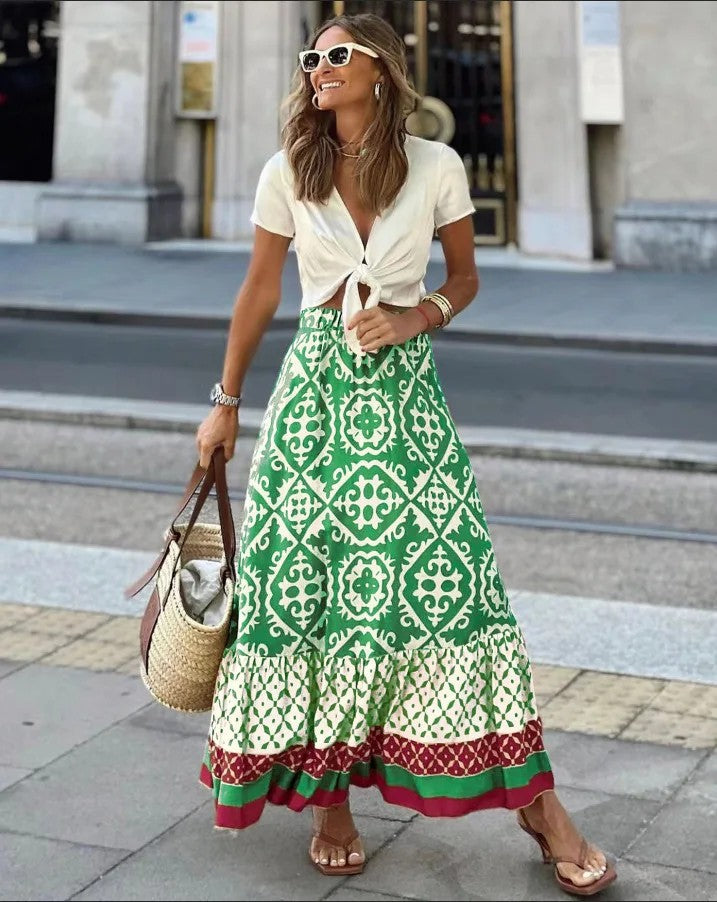 Rossetti Midi Skirt - Mint