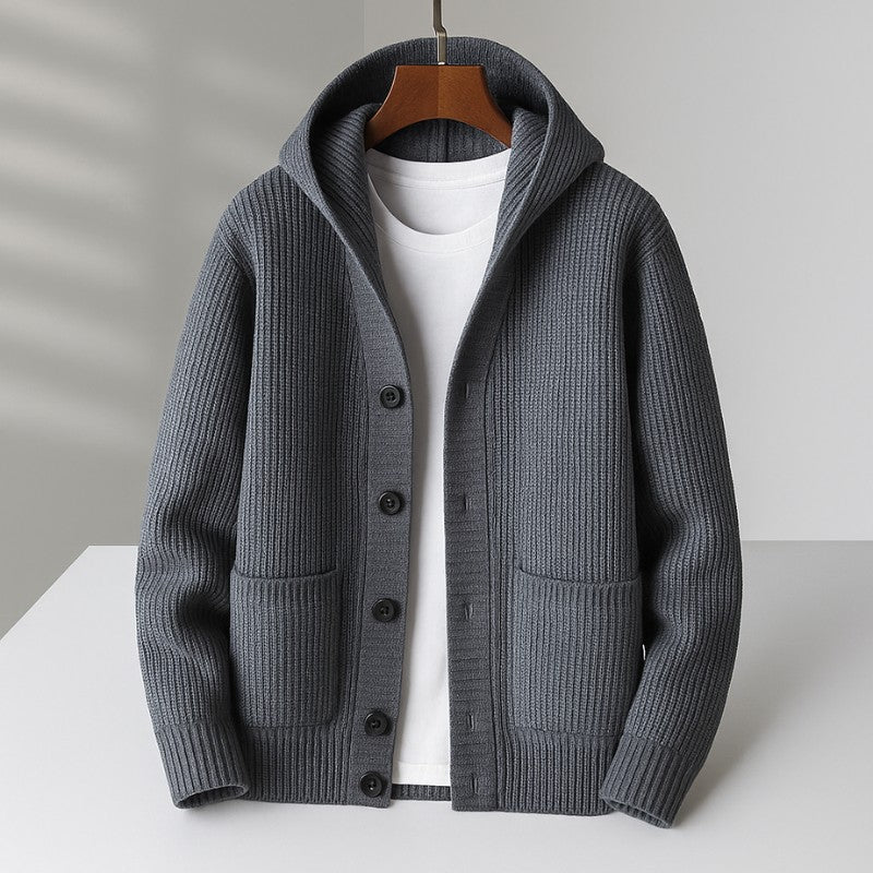 Rossetti Knit Cardigan - Stone Grey