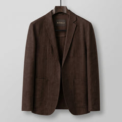 Rovelli Linen Blend Blazer - Brown