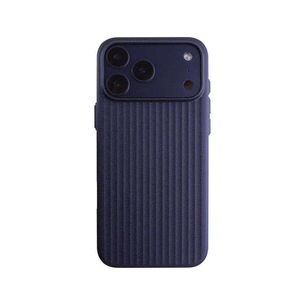 Stelvio Ribbed Magnetic Case - Navy Blue
