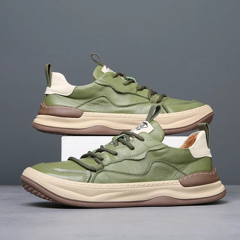 Stride Genuine Leather Sneakers
