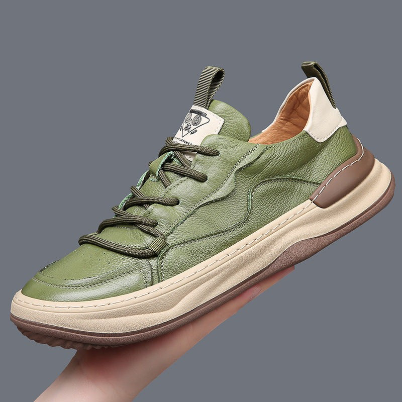 Stride Genuine Leather Sneakers