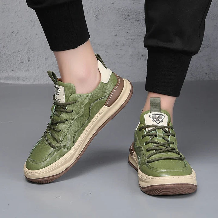 Stride Genuine Leather Sneakers