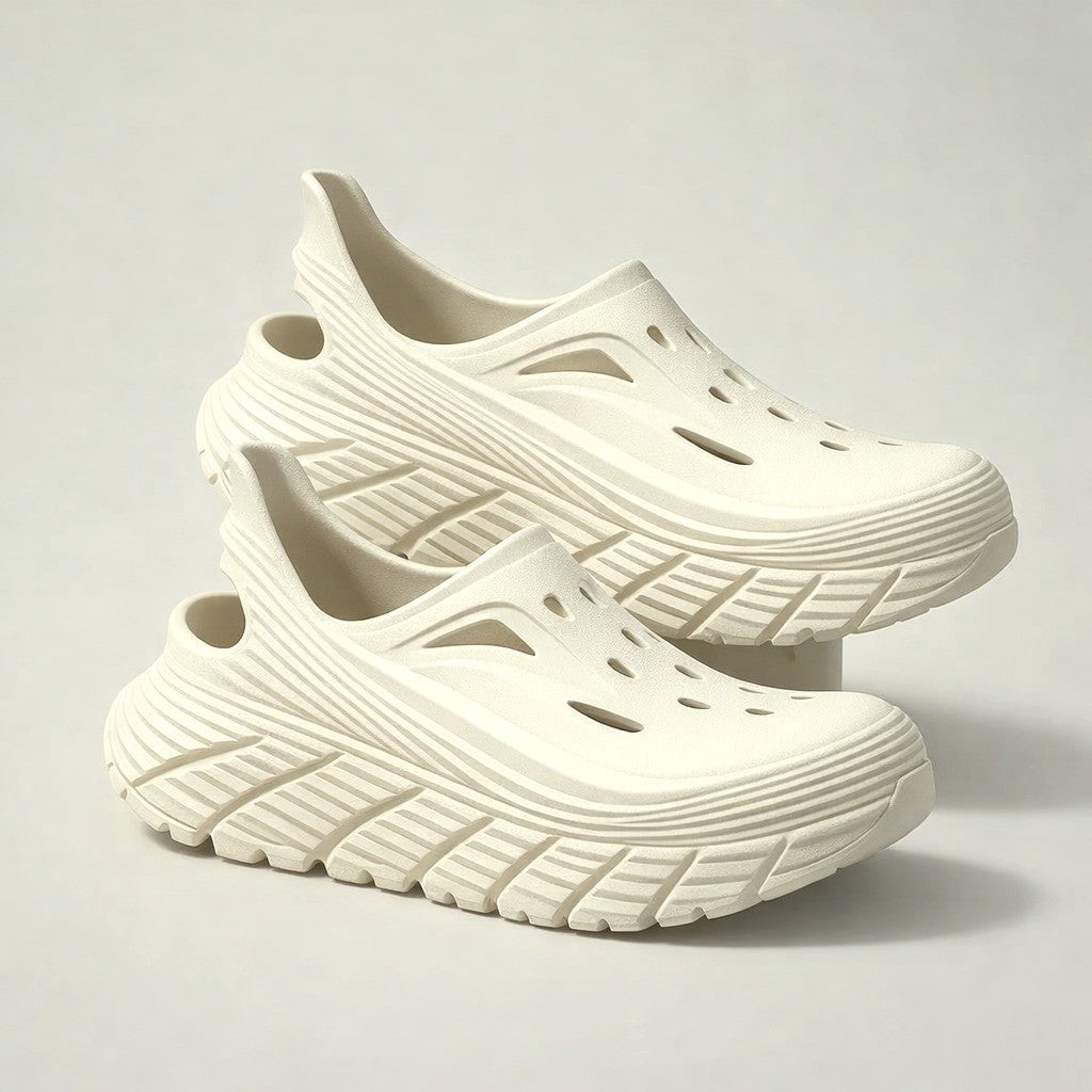 StrideFlow Slides - Chalk White