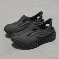 StrideFlow Slides - Matte Black