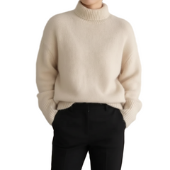 Serenne 100% Cashmere Turtleneck Sweater