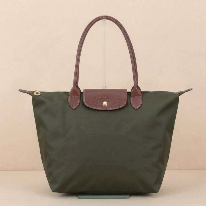 Stelvio Leather Tote Bag - Forest