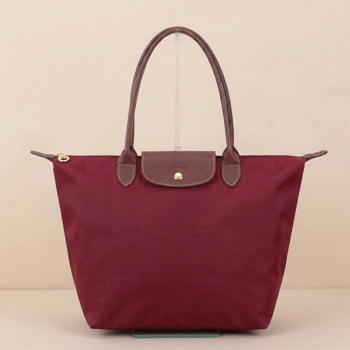 Stelvio Leather Tote Bag - Garnet