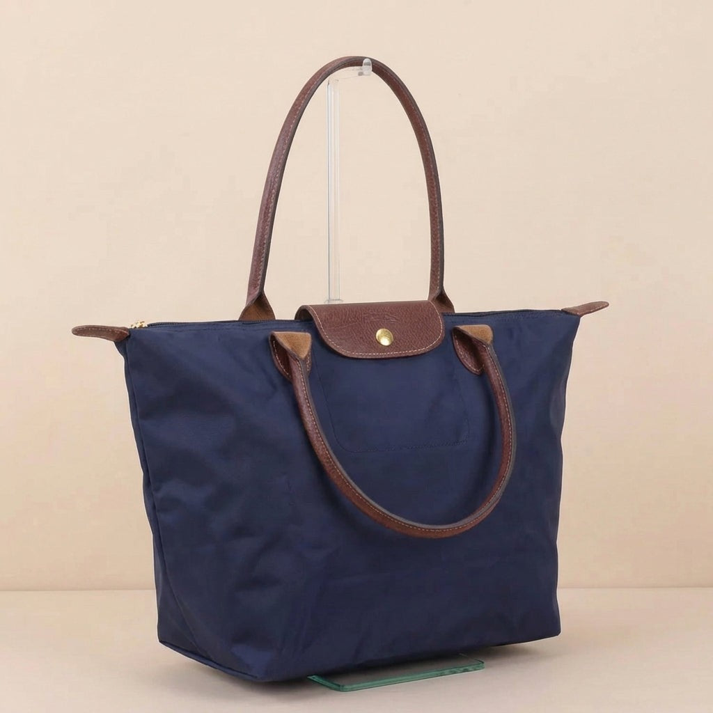 Stelvio Leather Tote Bag - Midnight