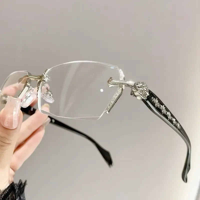 Stelvio Lightweight Rimless Sunglasses - Silver
