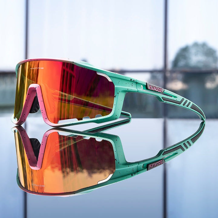 Tempest Sunglasses - Frosted / Jade Flash