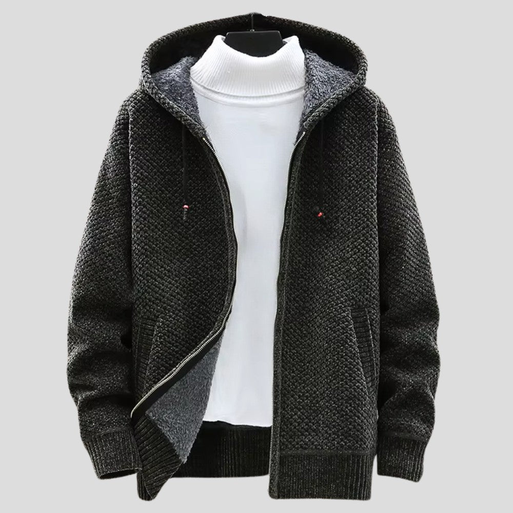 Thun Knit Hoodie - Olive