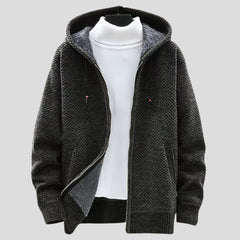 Thun Knit Hoodie - Olive