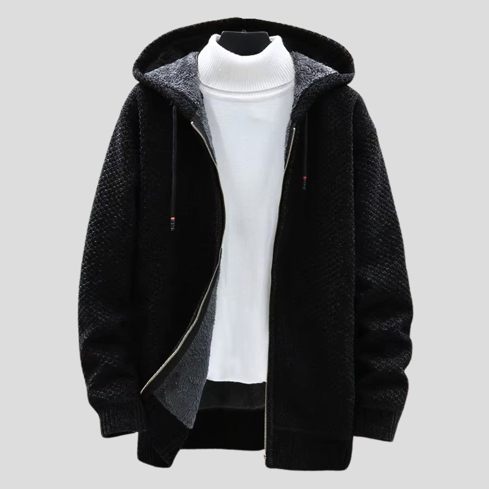 Thun Knit Hoodie - Onyx
