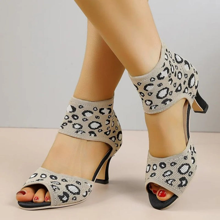 Torinello Knit Peep Heels
