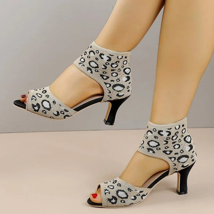 Torinello Knit Peep Heels