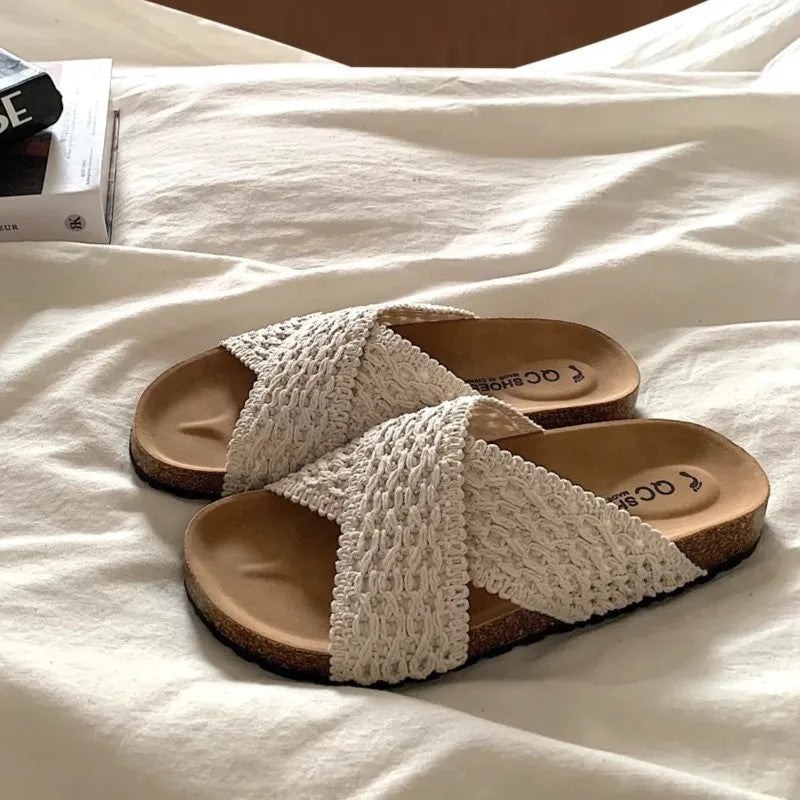 Trailhead Woven Cork Slides