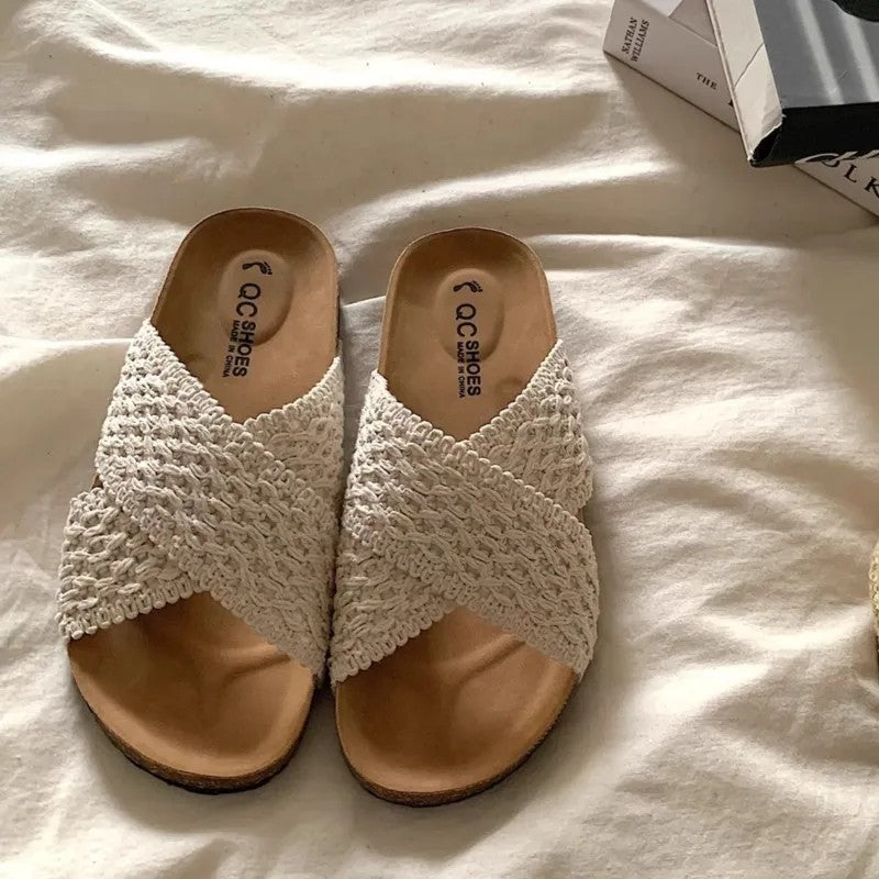 Trailhead Woven Cork Slides