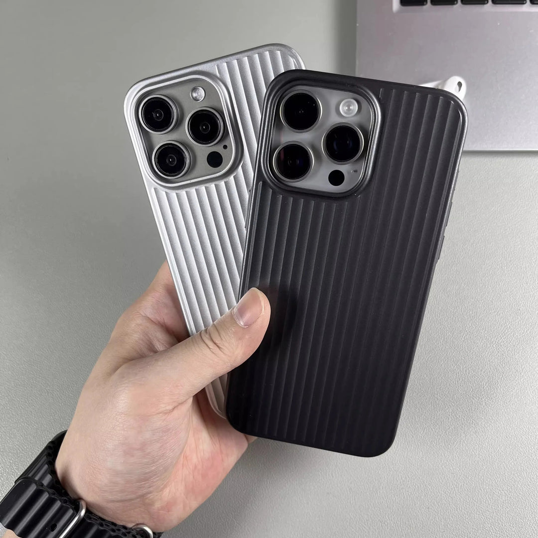 Stratum Grating Titanium iPhone Case