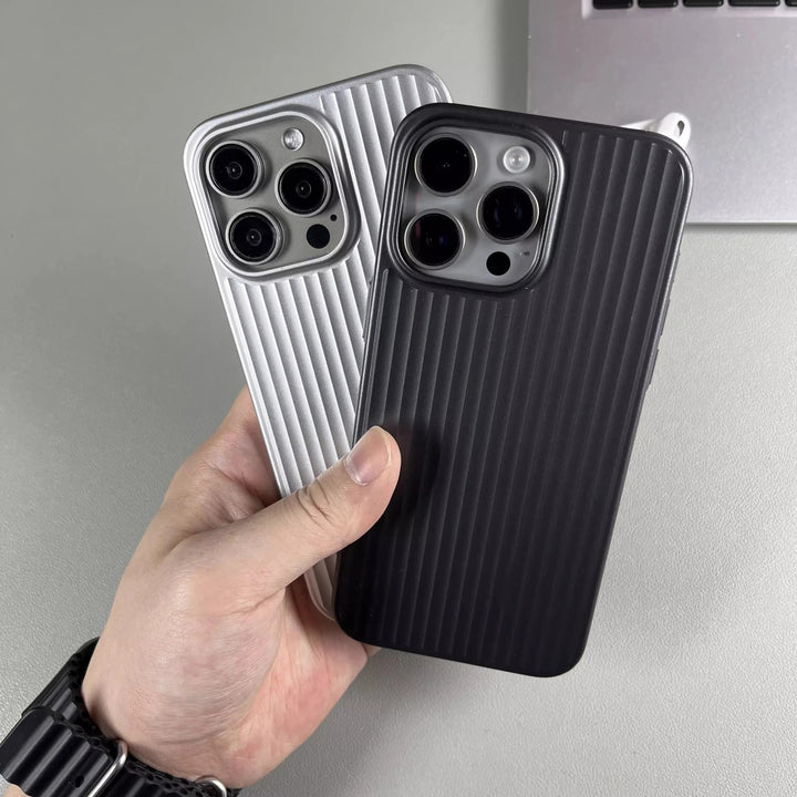 Stratum Grating Titanium iPhone Case