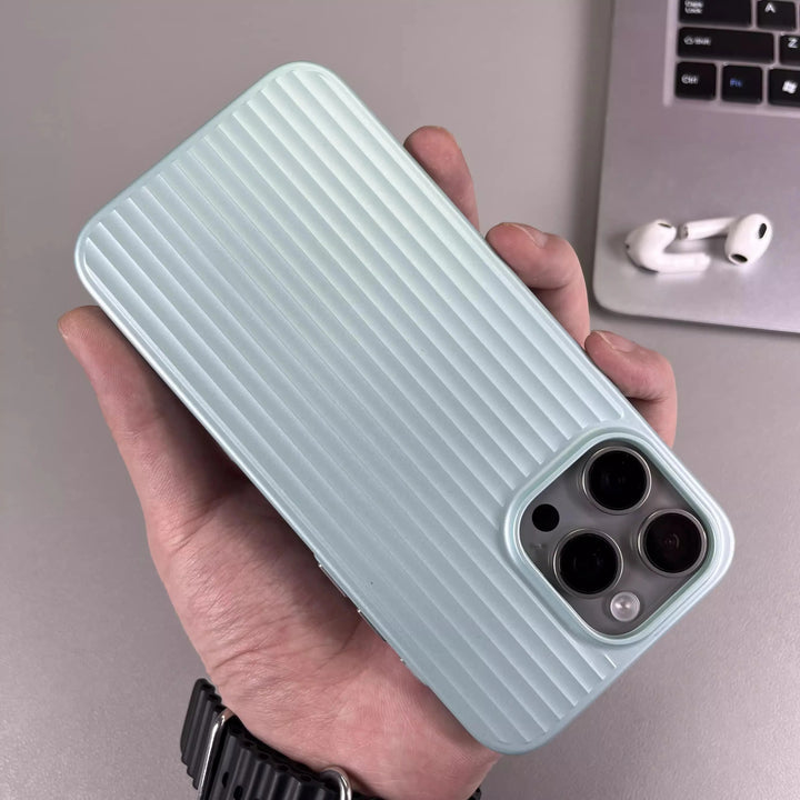 Stratum Grating Titanium iPhone Case - Mint